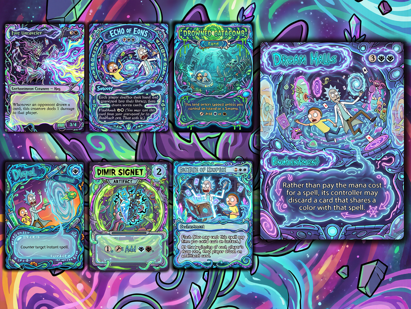 | New | Nekusar, the Mindrazer – Ric.k & Mor.ty Commander Proxy Deck | 100 Cards