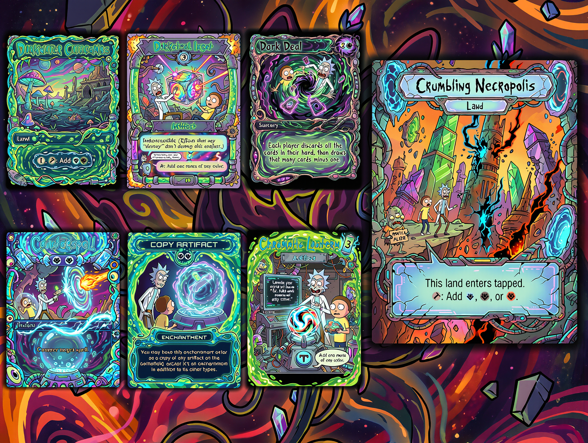 | New | Nekusar, the Mindrazer – Ric.k & Mor.ty Commander Proxy Deck | 100 Cards