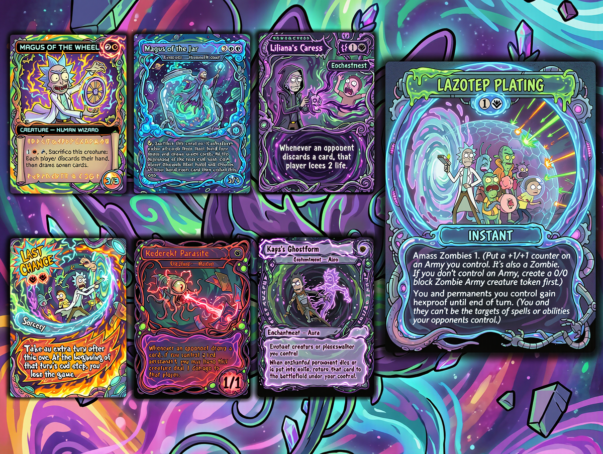 | New | Nekusar, the Mindrazer – Ric.k & Mor.ty Commander Proxy Deck | 100 Cards