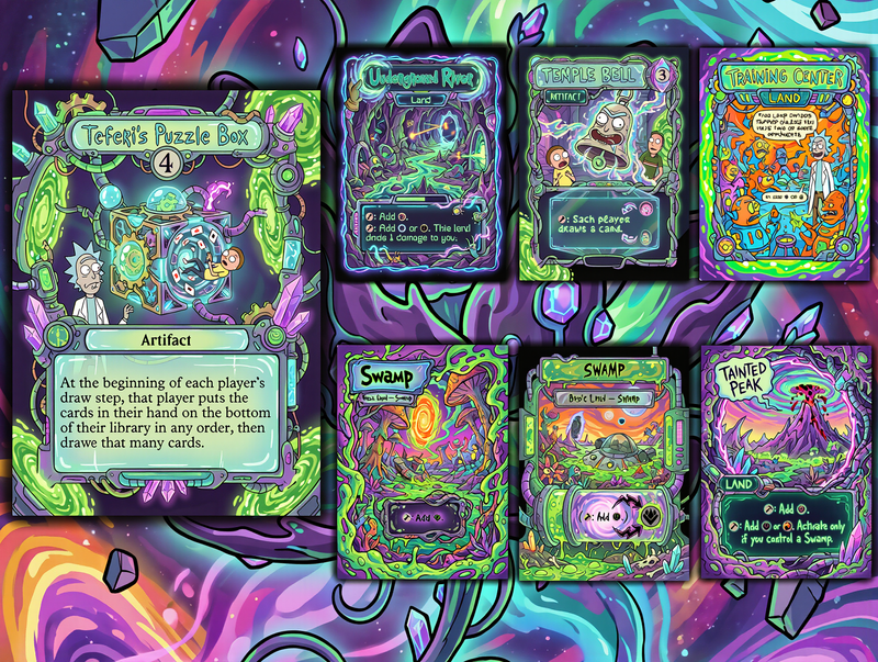 | New | Nekusar, the Mindrazer – Ric.k & Mor.ty Commander Proxy Deck | 100 Cards